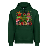 Forest Green feliz navidad Urban Hoodie - MaliasSmallBusiness