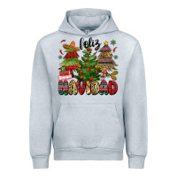 Heather Grey feliz navidad Urban Hoodie - MaliasSmallBusiness