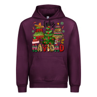 Mauve Wine feliz navidad Urban Hoodie - MaliasSmallBusiness