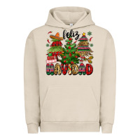 Pigment French Oak feliz navidad Urban Hoodie - MaliasSmallBusiness