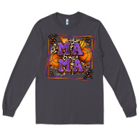 Smoke basketball mama with leopard Long Sleeve Tee - Zillion Design Studio