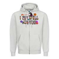 Dove Grey i put speel on you Zipper Hoodie - CowhideDigitalArt