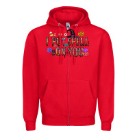 Red i put speel on you Zipper Hoodie - CowhideDigitalArt