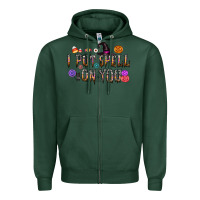 Sports Green i put speel on you Zipper Hoodie - CowhideDigitalArt
