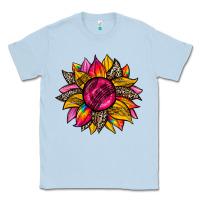 Dusty Blue race  sunflower Classic Tee - Zillion Design Studio