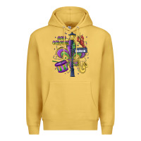 Antique Gold new orleans mardi gras streets Premium Hoodie - MaliasSmallBusiness