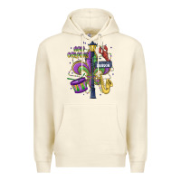 Sandshell new orleans mardi gras streets Premium Hoodie - MaliasSmallBusiness
