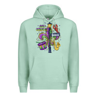 New Orleans Mardi Gras Streets Premium Hoodie | Teevron