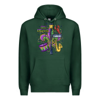 Sports Green new orleans mardi gras streets Premium Hoodie - MaliasSmallBusiness