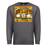 Charcoal Heather western bee gnomes  honeycomb  leopard turquoise wooden serape Premium Sweatshirt - Artiststas