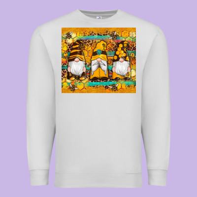 Western Bee Gnomes  Honeycomb  Leopard Turquoise Wooden Serape Premium Sweatshirt Designed By Artiststas