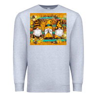 Heather Grey western bee gnomes  honeycomb  leopard turquoise wooden serape Premium Sweatshirt - Artiststas
