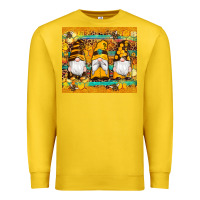Lemon western bee gnomes  honeycomb  leopard turquoise wooden serape Premium Sweatshirt - Artiststas