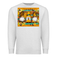 Oatmeal Heather western bee gnomes  honeycomb  leopard turquoise wooden serape Premium Sweatshirt - Artiststas