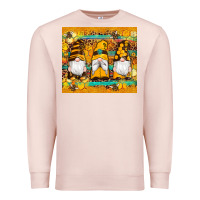 Pale Pink western bee gnomes  honeycomb  leopard turquoise wooden serape Premium Sweatshirt - Artiststas