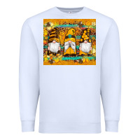 White western bee gnomes  honeycomb  leopard turquoise wooden serape Premium Sweatshirt - Artiststas