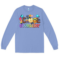 Colony Blue school counselor Long Sleeve Tee - AdoDesignShop