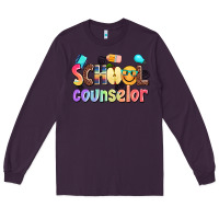 Plum school counselor Long Sleeve Tee - AdoDesignShop