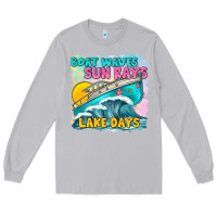 Moon Dust boat waves sun rays lake days Long Sleeve Tee - texasbilliewilder