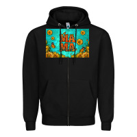 Black sunflowers mama skinny metal can holder Zipper Hoodie - HRA Design Shop