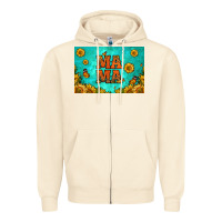 Sandshell sunflowers mama skinny metal can holder Zipper Hoodie - HRA Design Shop