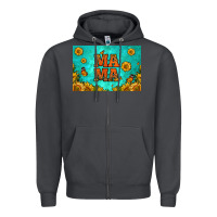Smoke sunflowers mama skinny metal can holder Zipper Hoodie - HRA Design Shop