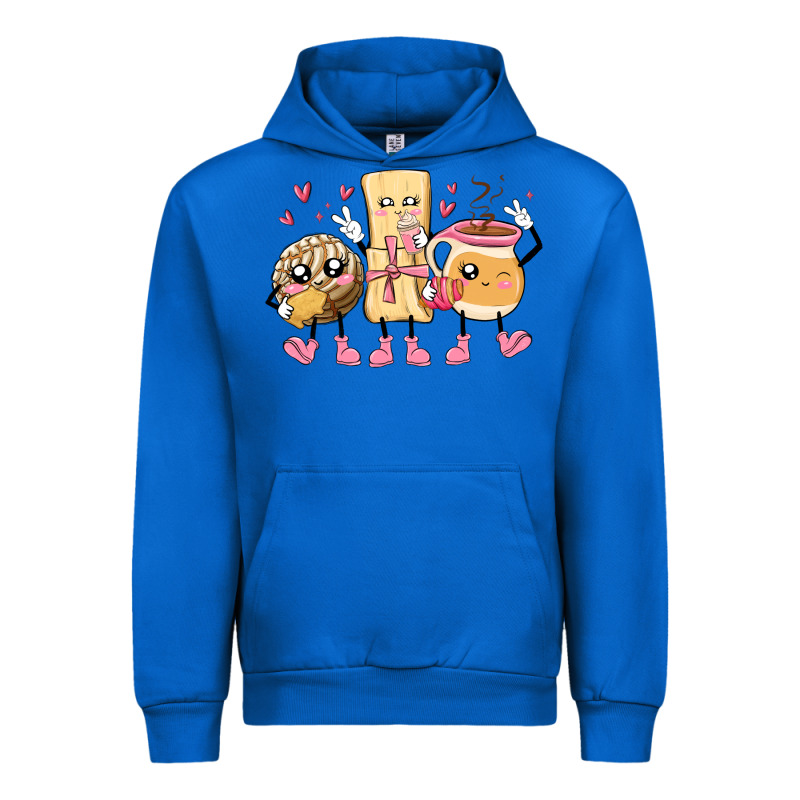 Mexican Pan Dulce Cartoon Characters Urban Hoodie by MaliasSmallBusiness | Teevron