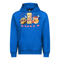 Cobalt mexican pan dulce cartoon characters Urban Hoodie - MaliasSmallBusiness