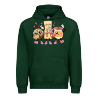 Forest Green mexican pan dulce cartoon characters Urban Hoodie - MaliasSmallBusiness
