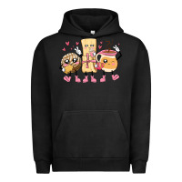 Pigment Black mexican pan dulce cartoon characters Urban Hoodie - MaliasSmallBusiness