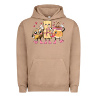 Pigment Burro mexican pan dulce cartoon characters Urban Hoodie - MaliasSmallBusiness