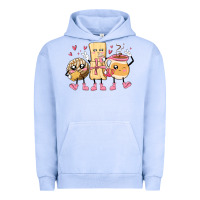 Pigment Grape Ice mexican pan dulce cartoon characters Urban Hoodie - MaliasSmallBusiness