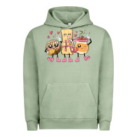 Pigment Oil Green mexican pan dulce cartoon characters Urban Hoodie - MaliasSmallBusiness