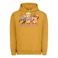 Pigment Peanut Butter mexican pan dulce cartoon characters Urban Hoodie - MaliasSmallBusiness