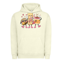 Pigment Pistachio mexican pan dulce cartoon characters Urban Hoodie - MaliasSmallBusiness
