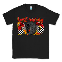 Black best racing dad Classic Tee - Zillion Design Studio