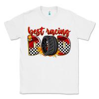 White best racing dad Classic Tee - Zillion Design Studio