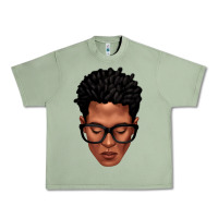 Oil Green black man portrait Urban Heavy Tee - texasbilliewilder