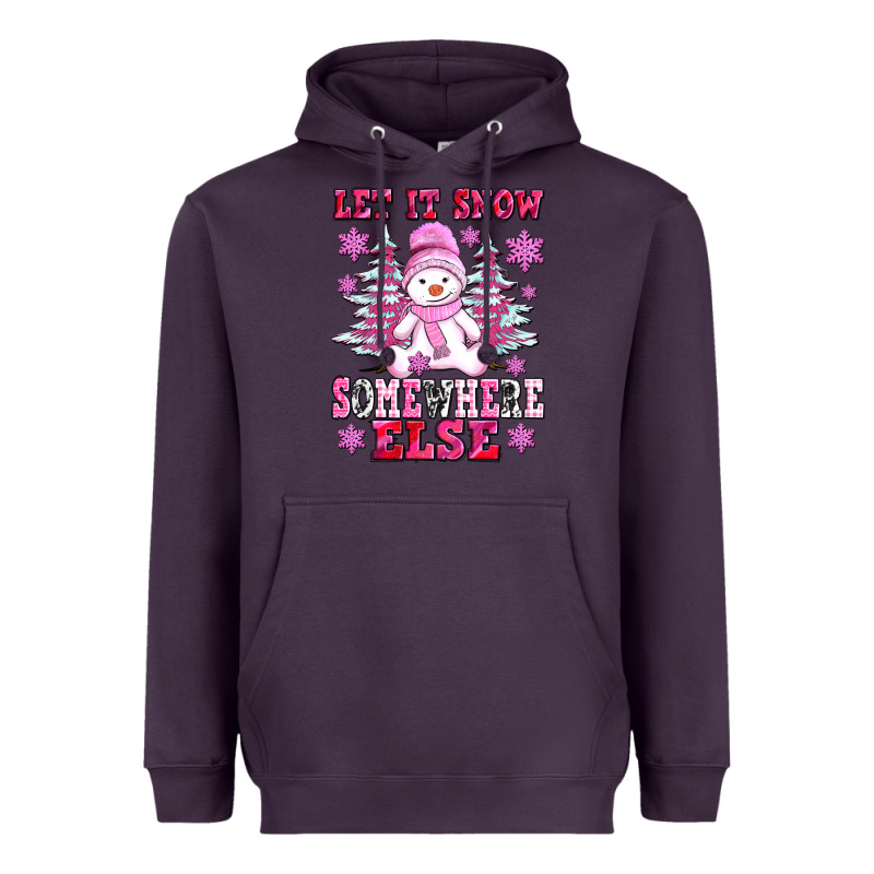 Let It Snow Somewhere Else Heavyweight Hoodie by AdoDesignShop | Teevron
