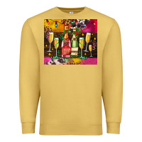 Antique Gold Christmas champagne bottles and Premium Sweatshirt - AdoDesignShop