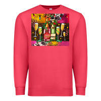 Cardinal Christmas champagne bottles and Premium Sweatshirt - AdoDesignShop