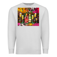 Dove Grey Christmas champagne bottles and Premium Sweatshirt - AdoDesignShop