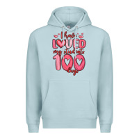 Blue Mist i have loved my students 100 days Premium Hoodie - MaliasSmallBusiness