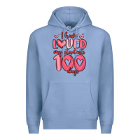 Colony Blue i have loved my students 100 days Premium Hoodie - MaliasSmallBusiness