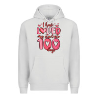 Dove Grey i have loved my students 100 days Premium Hoodie - MaliasSmallBusiness