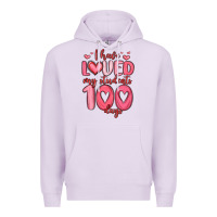 Lilac i have loved my students 100 days Premium Hoodie - MaliasSmallBusiness