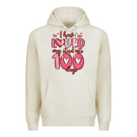 Oatmeal Heather i have loved my students 100 days Premium Hoodie - MaliasSmallBusiness