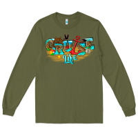 Army Green cruise life Long Sleeve Tee - texasbilliewilder