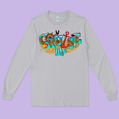 Cruise Life Long Sleeve Tee Designed By Texasbilliewilder