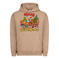 Pigment Burro merry christmas gingerbread truck Urban Hoodie - MaliasSmallBusiness